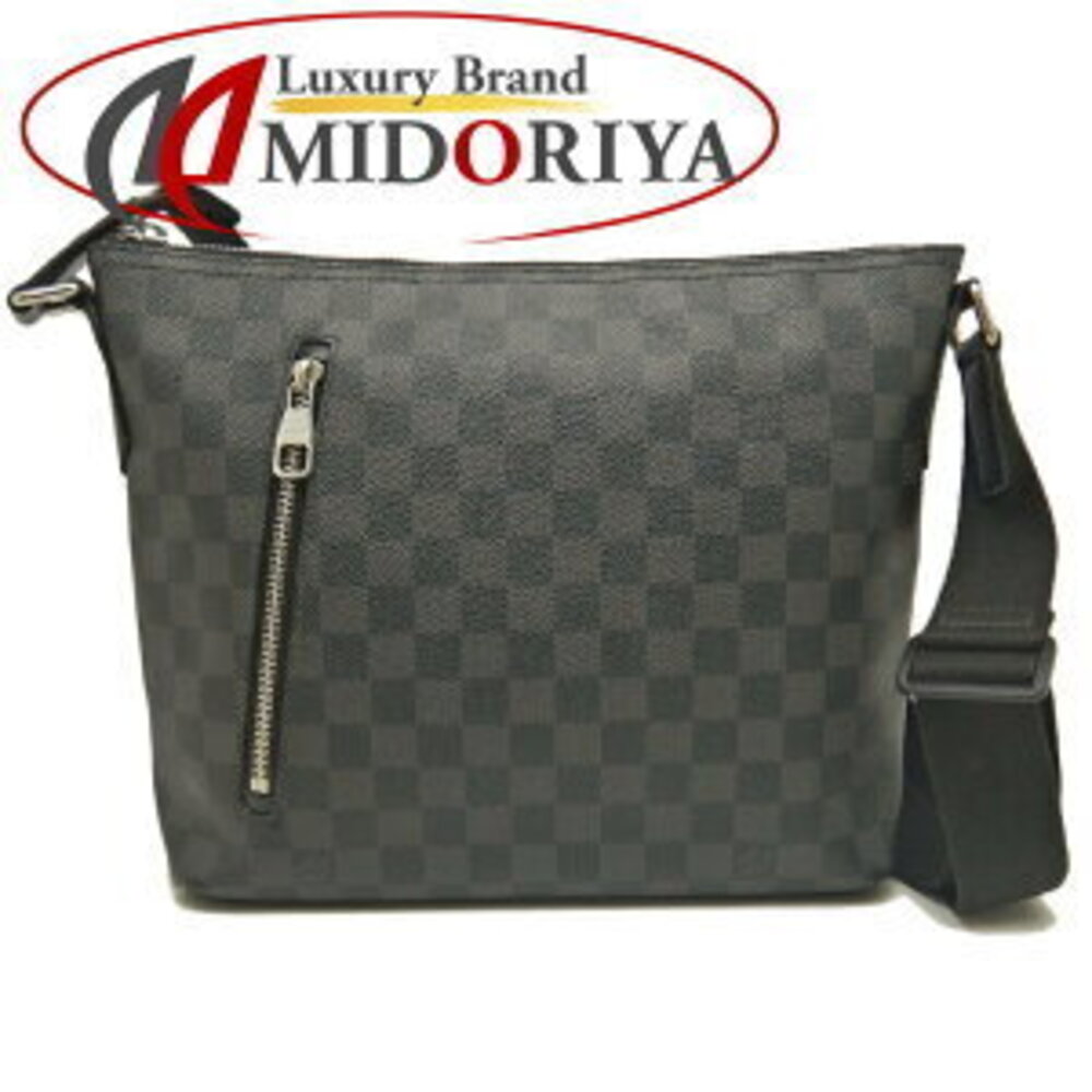 LOUIS VUITTON Damier Graphite Black Mick Shoulder Bag